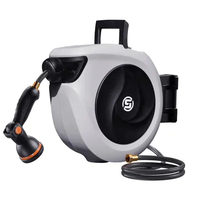 SUNPOW Lightweight Hose Reel, 1/2 in × 33 ft
